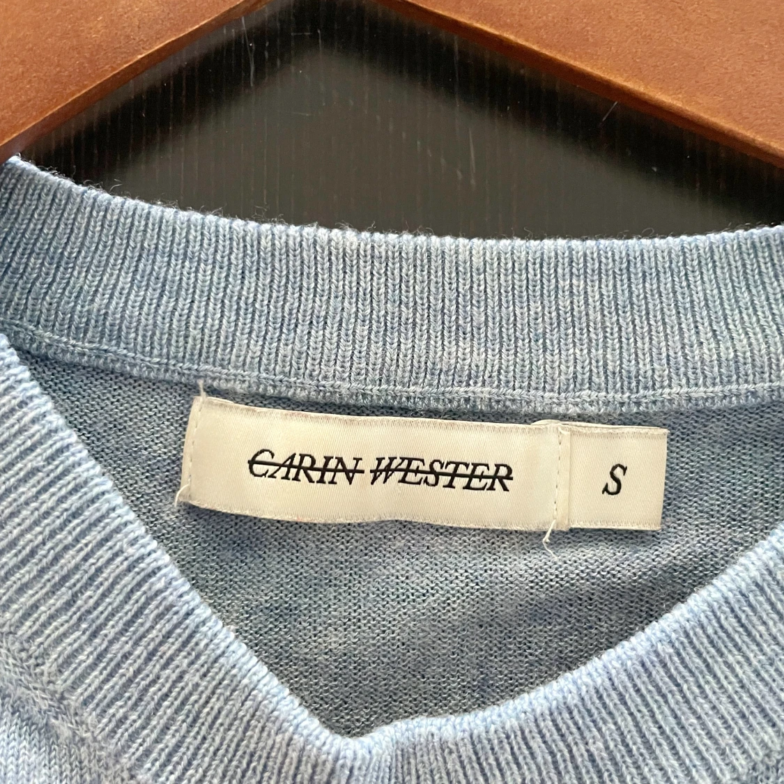 Baby blue tunn stickad tröja ♥️ - 91