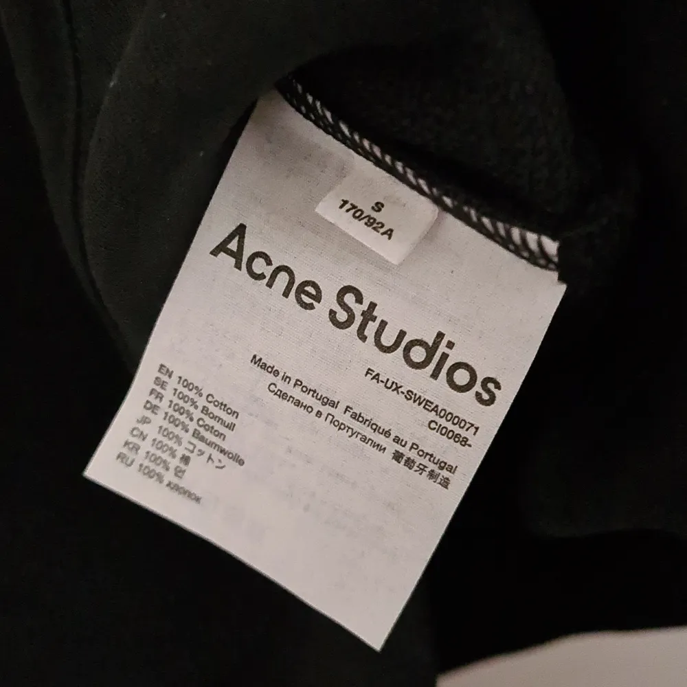 Acne Studios sweatshirt with the 