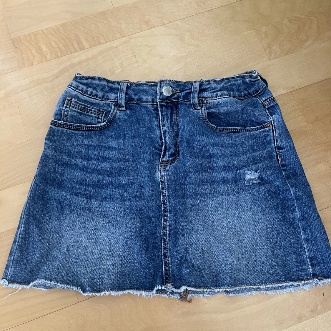 Mellanblå jeanskjol, zara kids - 91