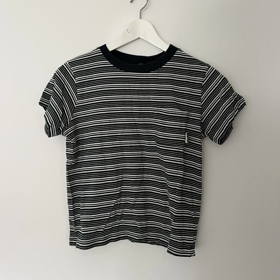 grön randig tröja - 90