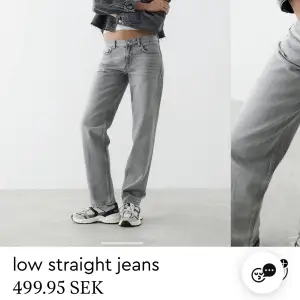 En par svinsnygga gråa jeans från Gina. De är midwais samt straight modell. Storlek 34. Bra skick! Nypris 500kr. Köp för 300kr + spårbar frakt
