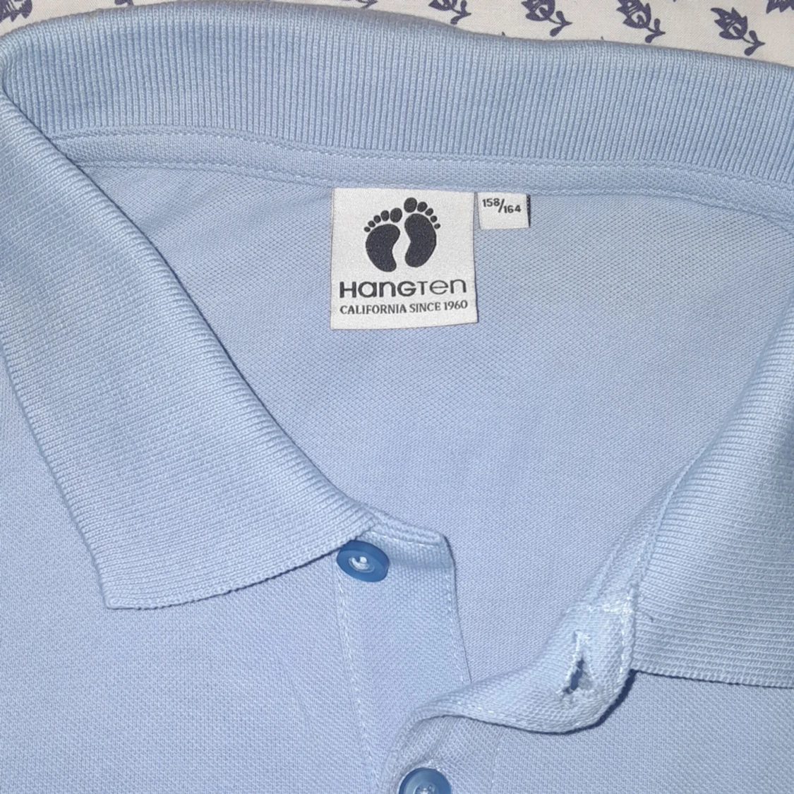 Ljusblå pike tröja - 91