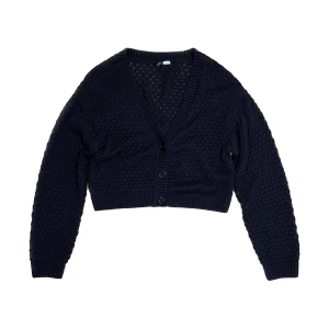 Kofta - Svart knitted cardigan.