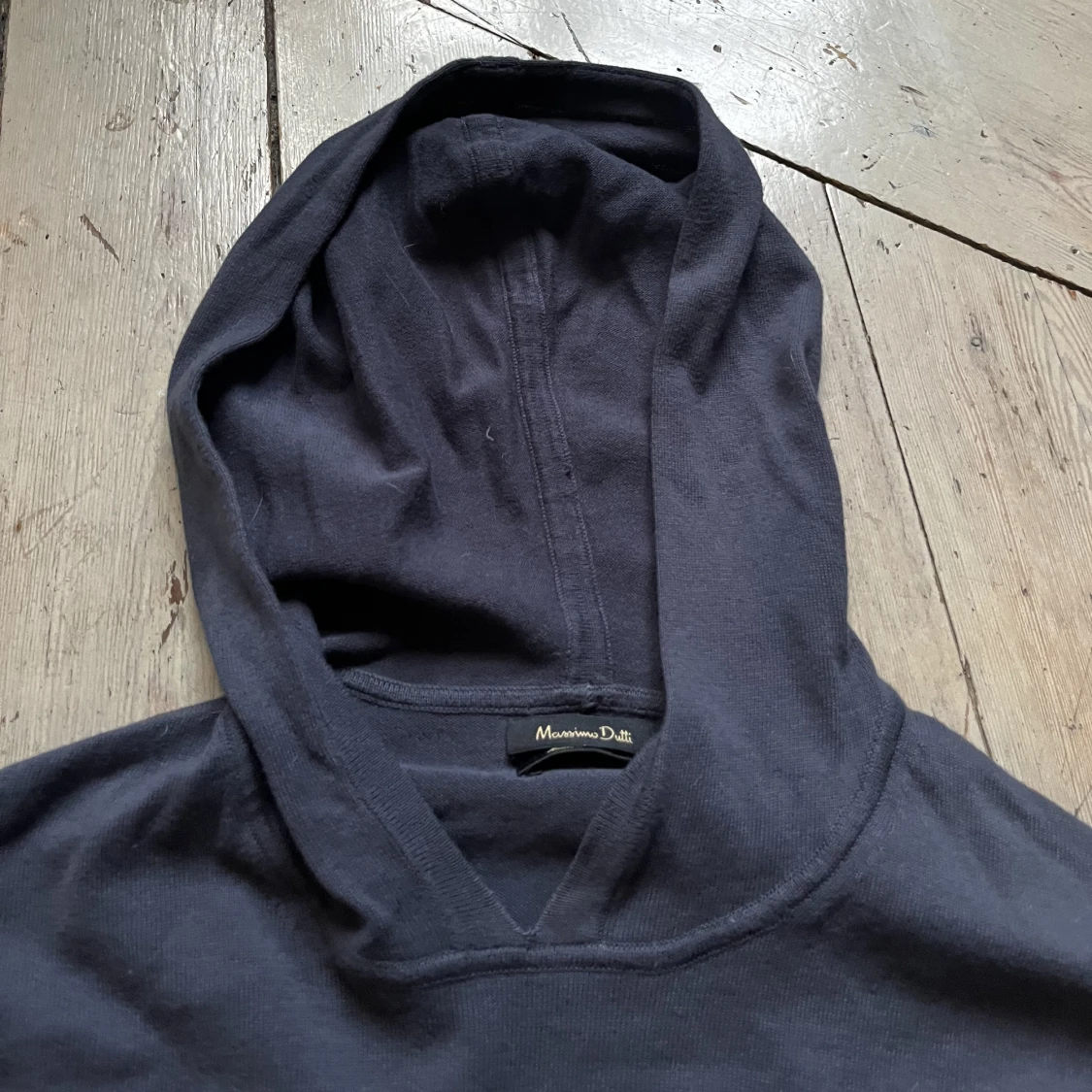 Massimo Dutti stickad luvtröja Navy - 90