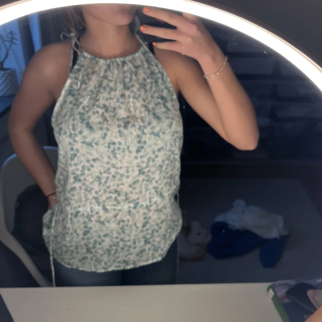 Grön fest topp  - 91