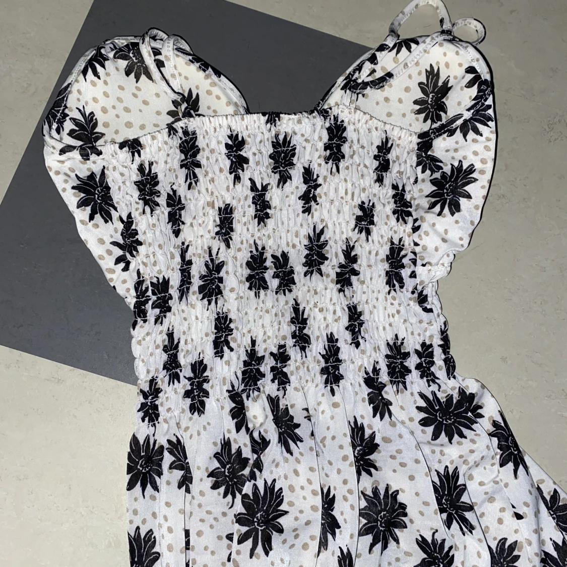 Blommig långklänning  - 91