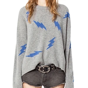 Zadig tröja - Super fin Zadig tröja med blåa blixtar i Kashmir!❤️