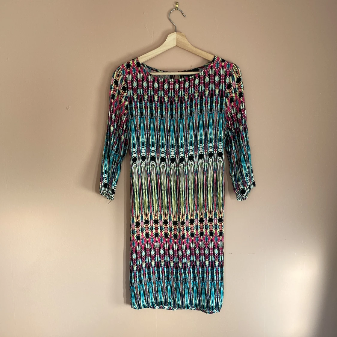 Mönstrad klänning från Ellos 