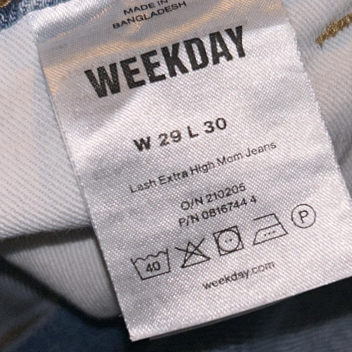 Jeans weekday strl 29x30 - 91