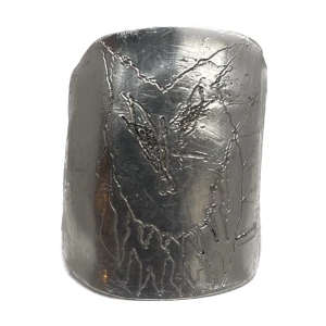 ”Monsters inc” - Silver ring handgjord utav Jonathan Sendborn Pohlin. Tillverkas av silver bestick. 