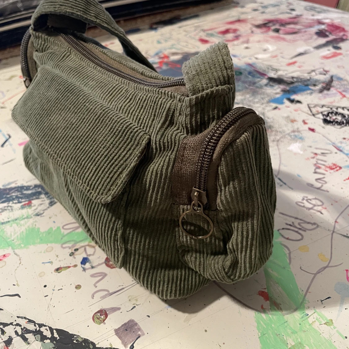 Grön manchesterväska - 91