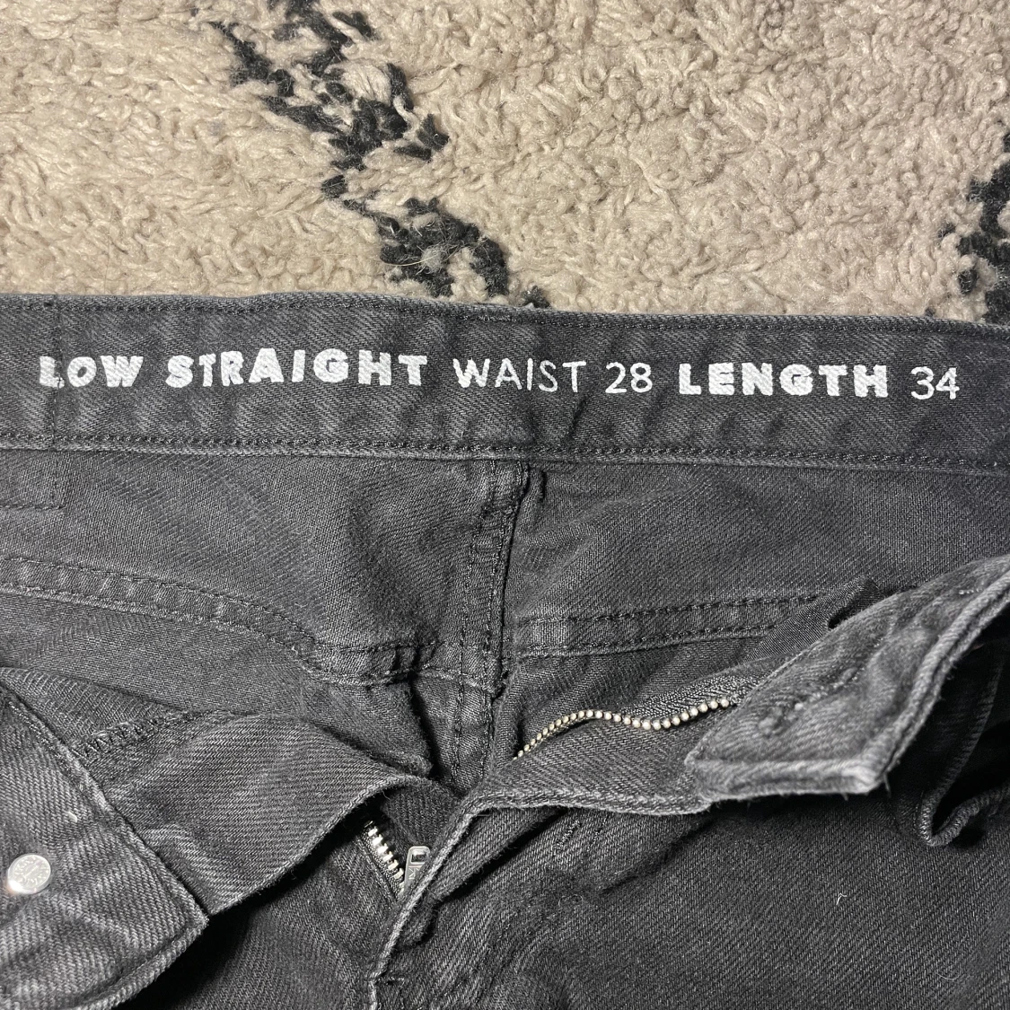 Lågmidjade jeans