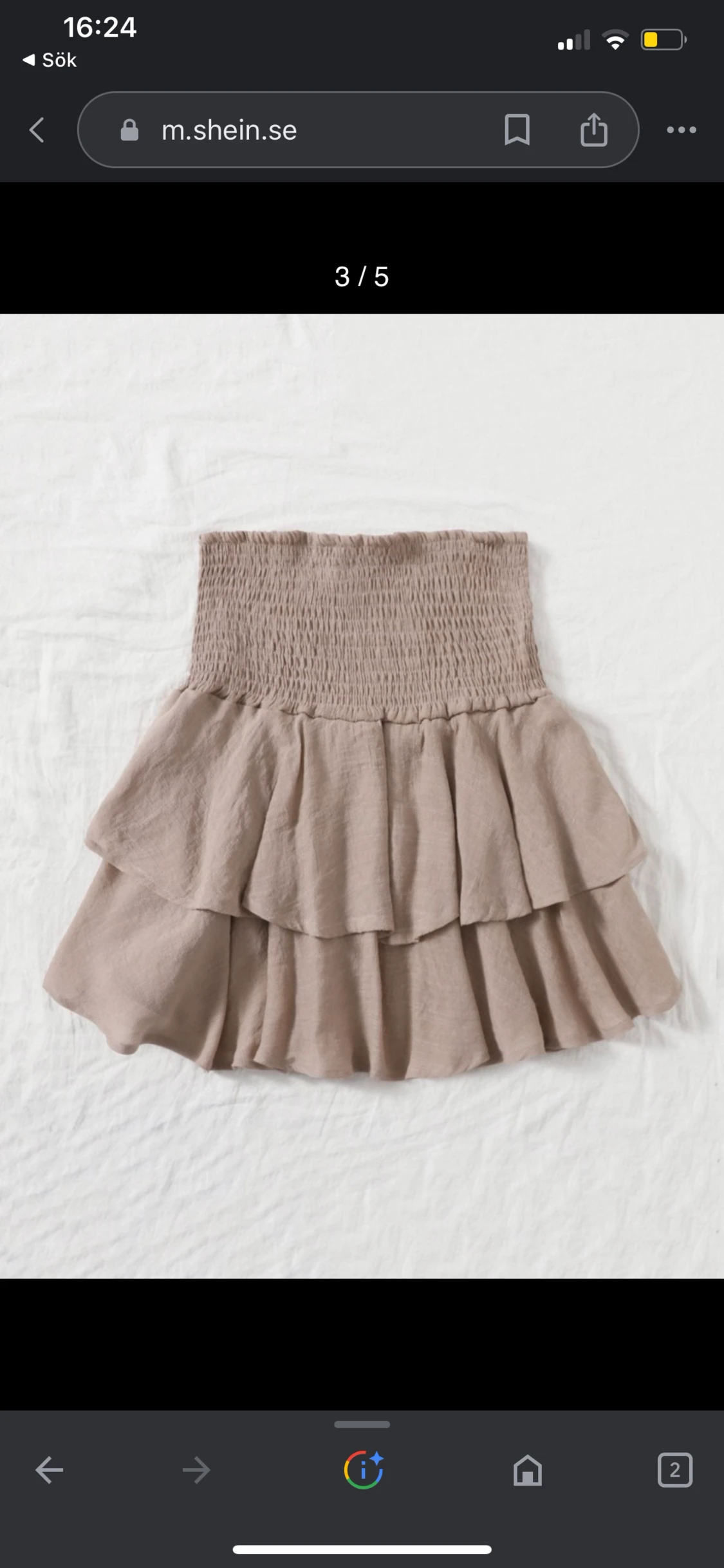 Volangkjol/ Topp  - 90