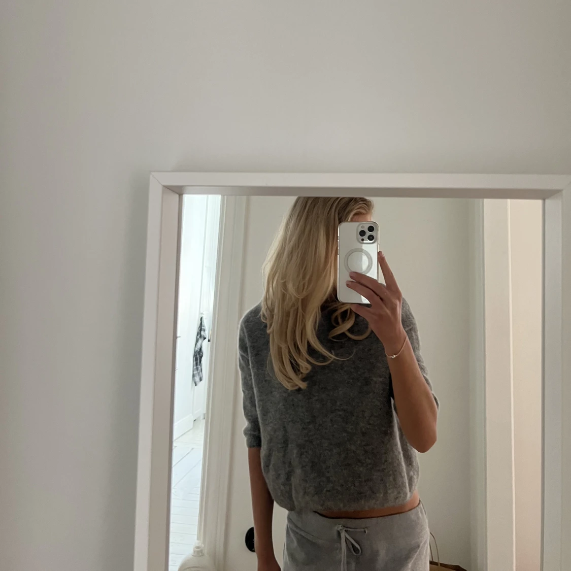 Såå fin stickad kortärmad tröja