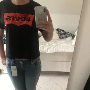 En snygg Levis T-shirt som inte använts så mycket den är i nyskick och fin till jeans