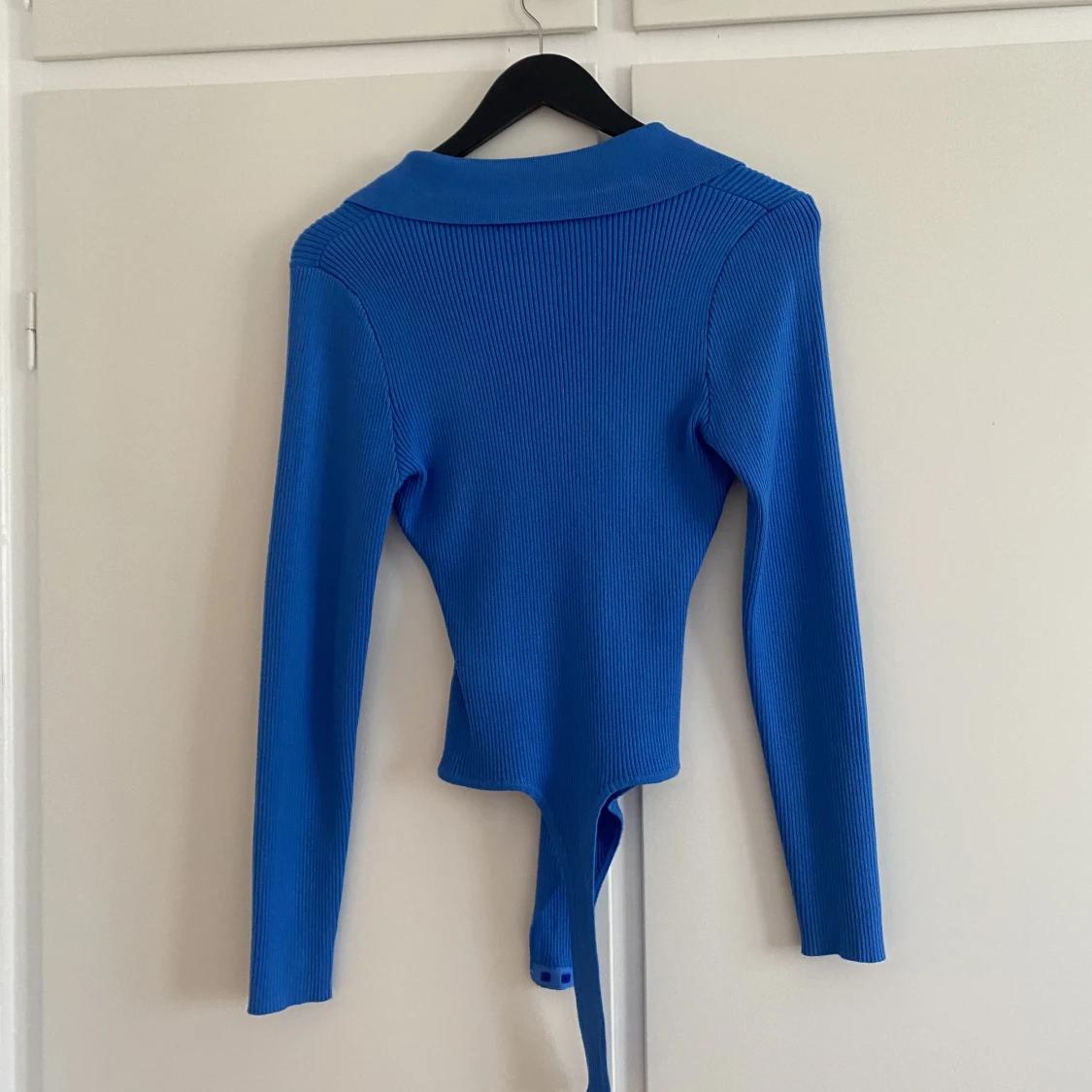 Blå ribbad body från missguided  - 91