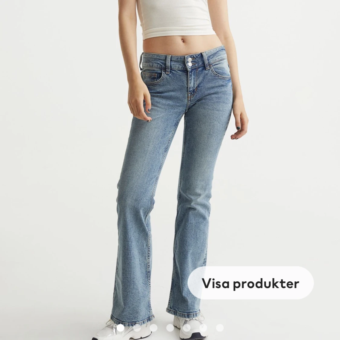Lågmidjade jeans  - 90