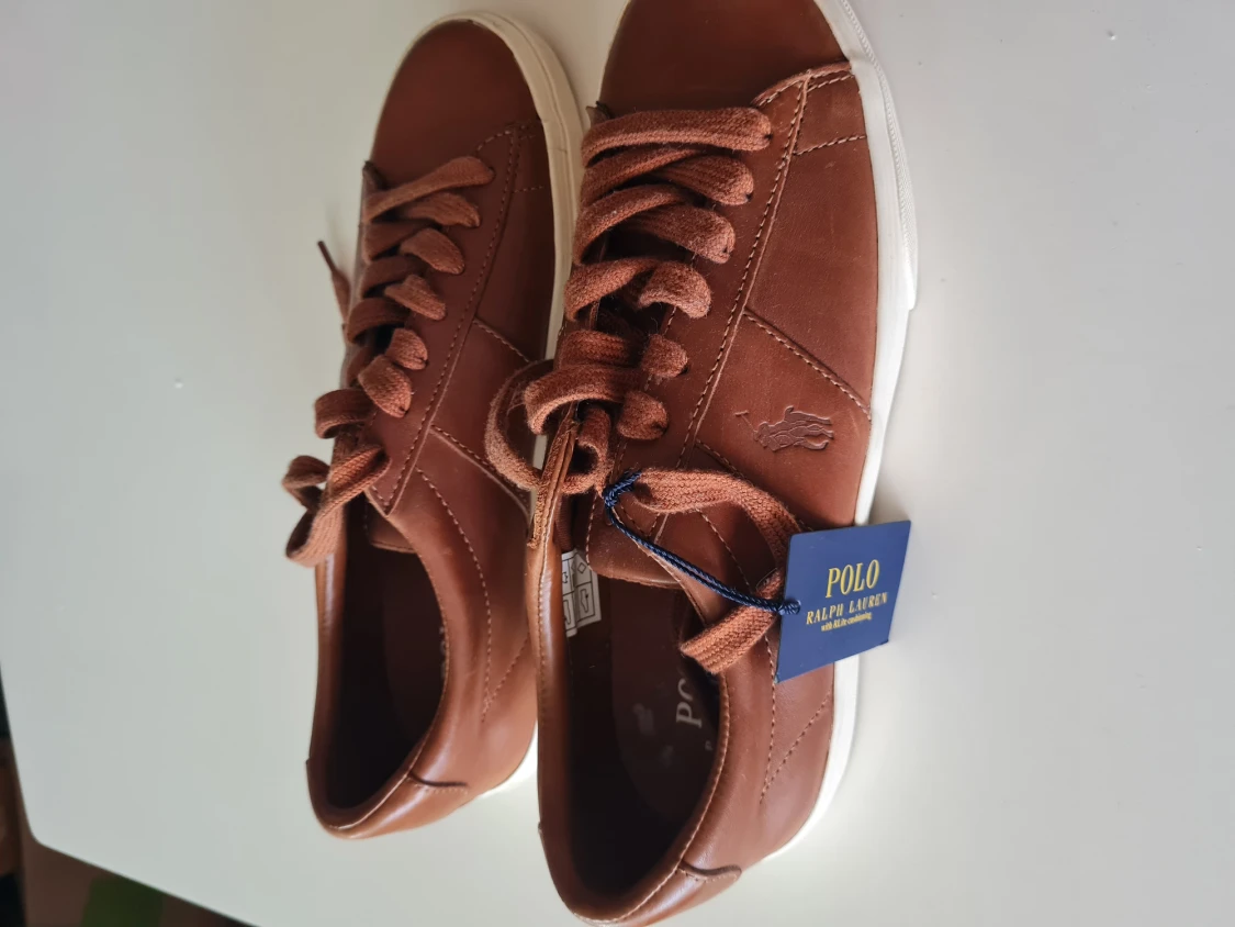 Skninnsneakers 41 Ralph Laruren