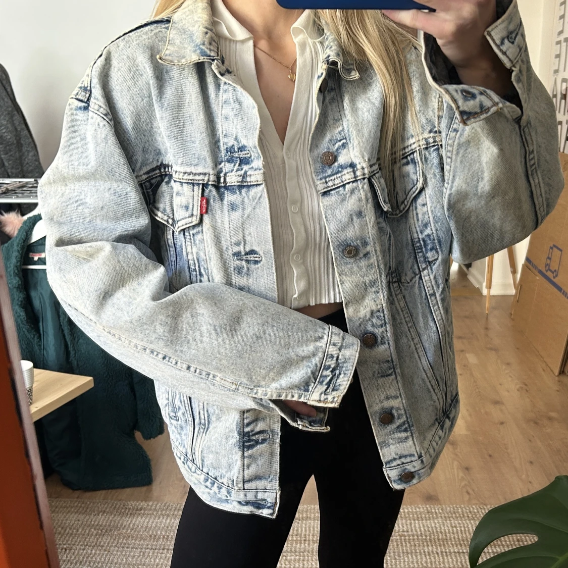 Vintage jeansjacka från Levis