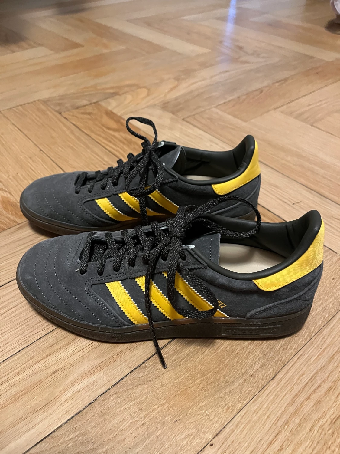 Adidas Skateboarding Busenitz Vintage Shoes Olive Gold Gum - 90