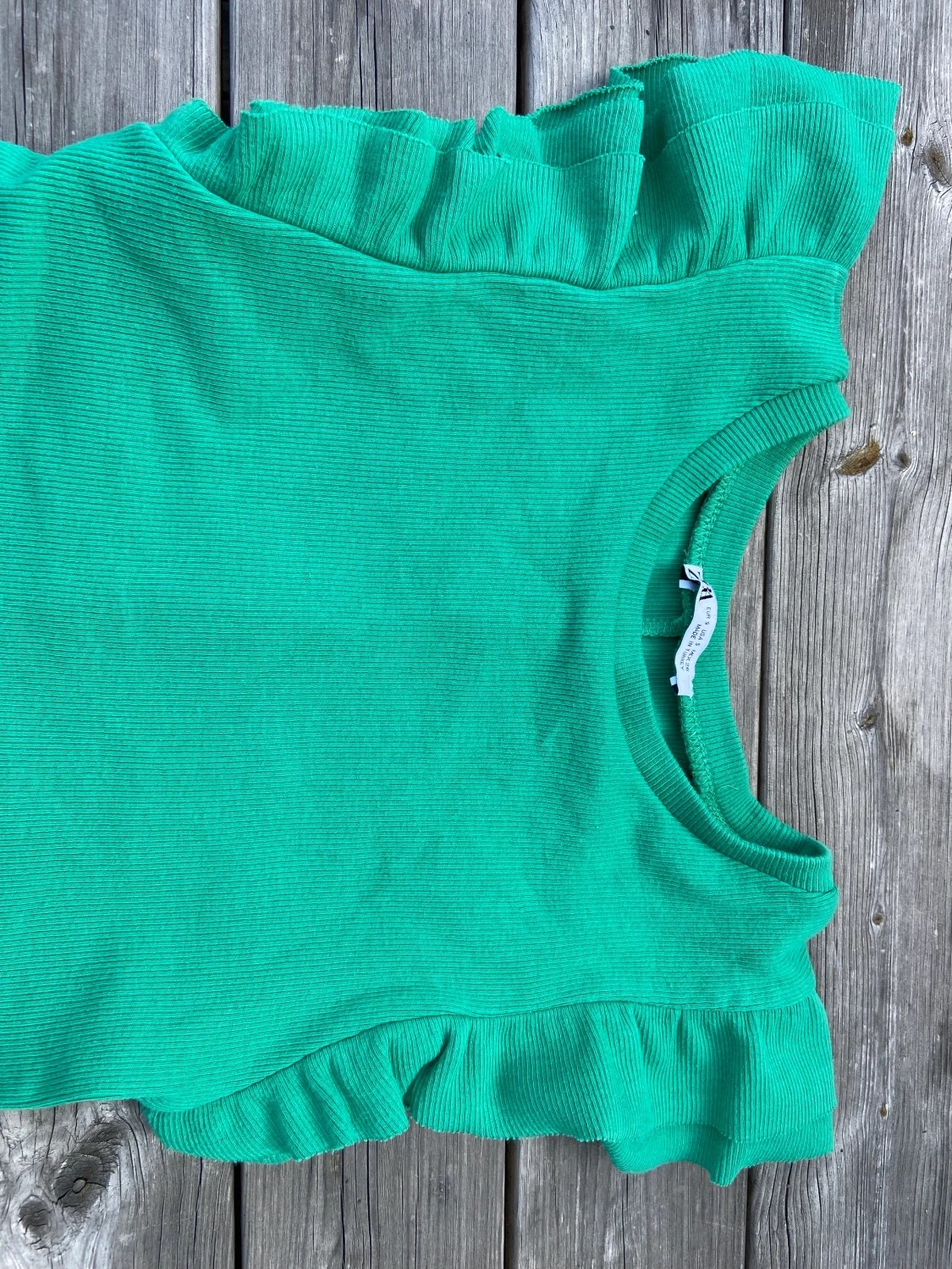 Tight ZARA klänning grön stl S - 90