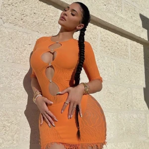 Poster Girl Klänning🧡 - Klänning från Poster Girl! I storlek S men stretchigt material så passar XS-M!🧡🍊Nyskick! 