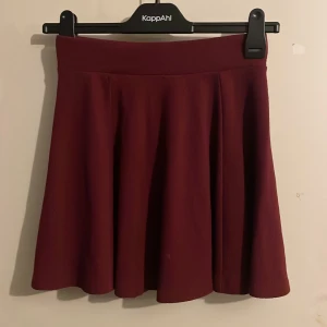 Vinröd kjol - Vinröd kjol med dragkedja från H&M. Storlek XS men passar även S.