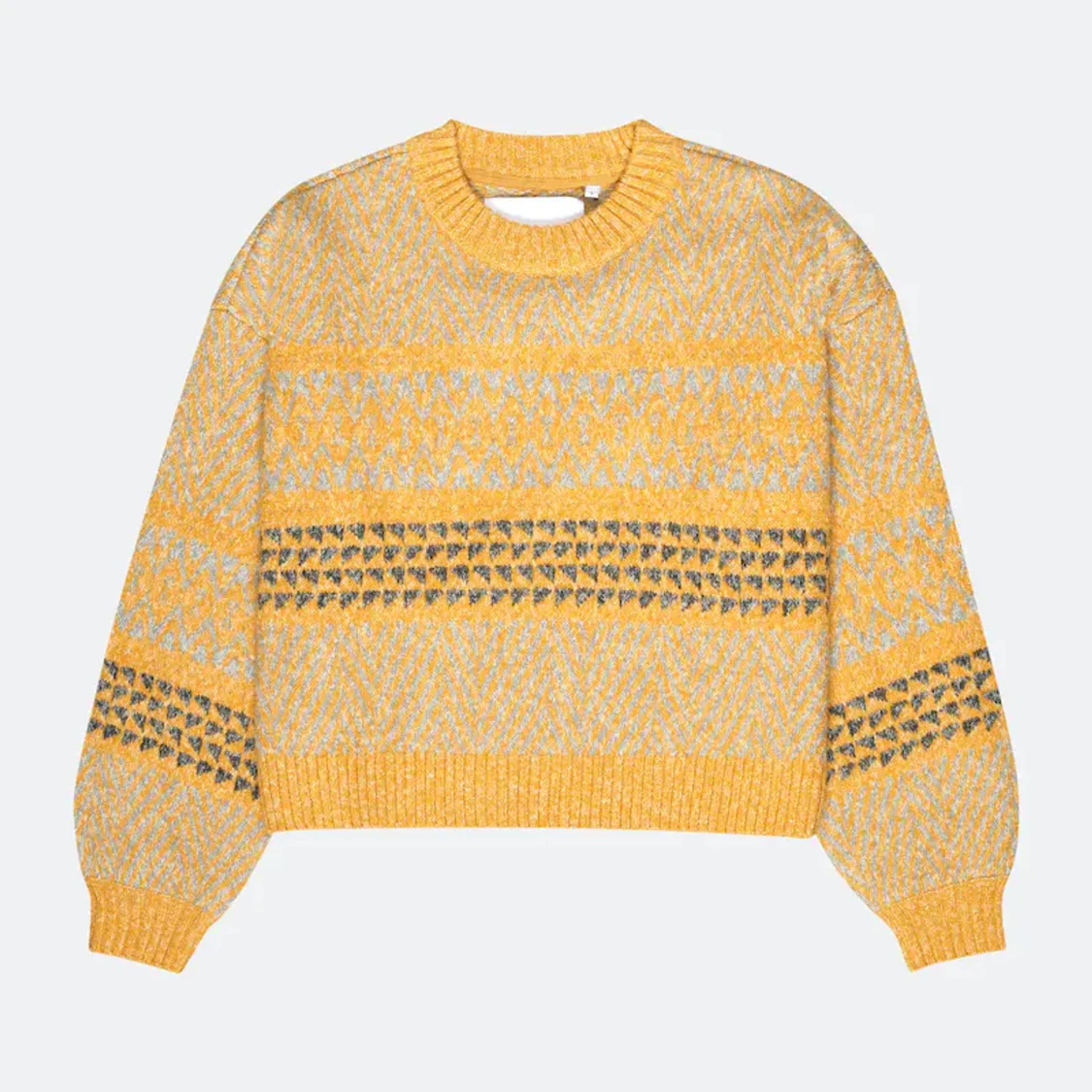 Juno knit - Gul stickad tröja💛