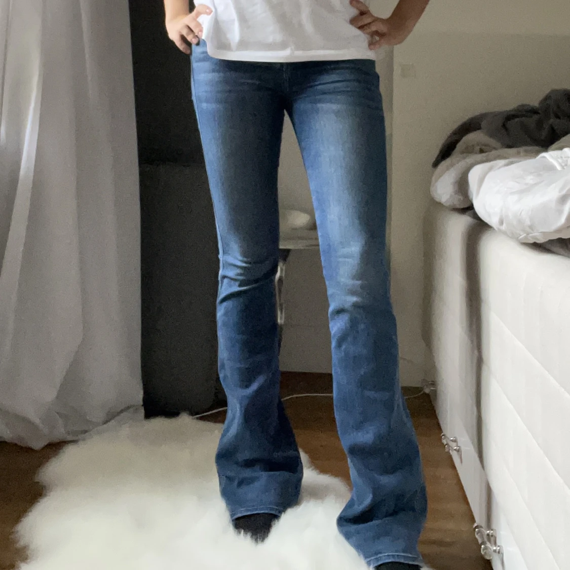 Lågmidjade jeans