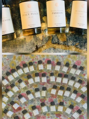 Essnce och Curiosa split💟 - Splittar mina parfymer från Essnce och från Curiosa i glasdekanter med spray 🌟Säljer ej hela flaskan🌟2/3/5/10 ml🌟25/30/50/100 kr🌟Vid köp för 200 kr och uppåt drar jag av 10 % på paketpris🌟Se listor bland bilderna vilka som finns,tryck på bilderna för att se all text 🌟Skriv vilka du önskar så lägger jag ut som ett nytt paket 