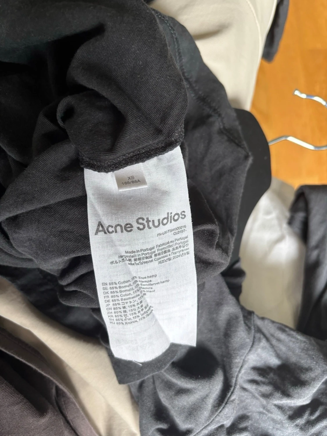 Grå långärmad topp Acne Studios - 3