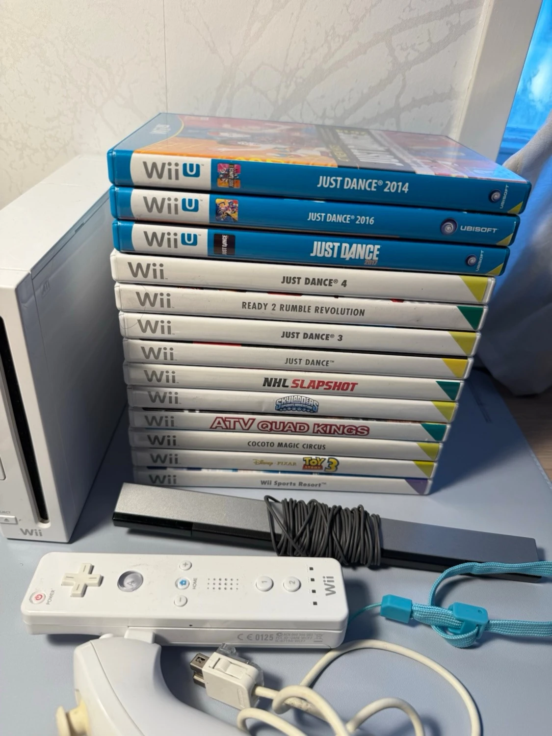 Nintendo Wii med tillbehör och spel - 1