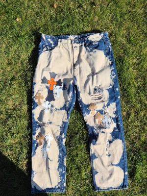 Google Chrome hjärtan jeans - Goated kvalitet för ett par 🈚️genuine, för korta för mig 