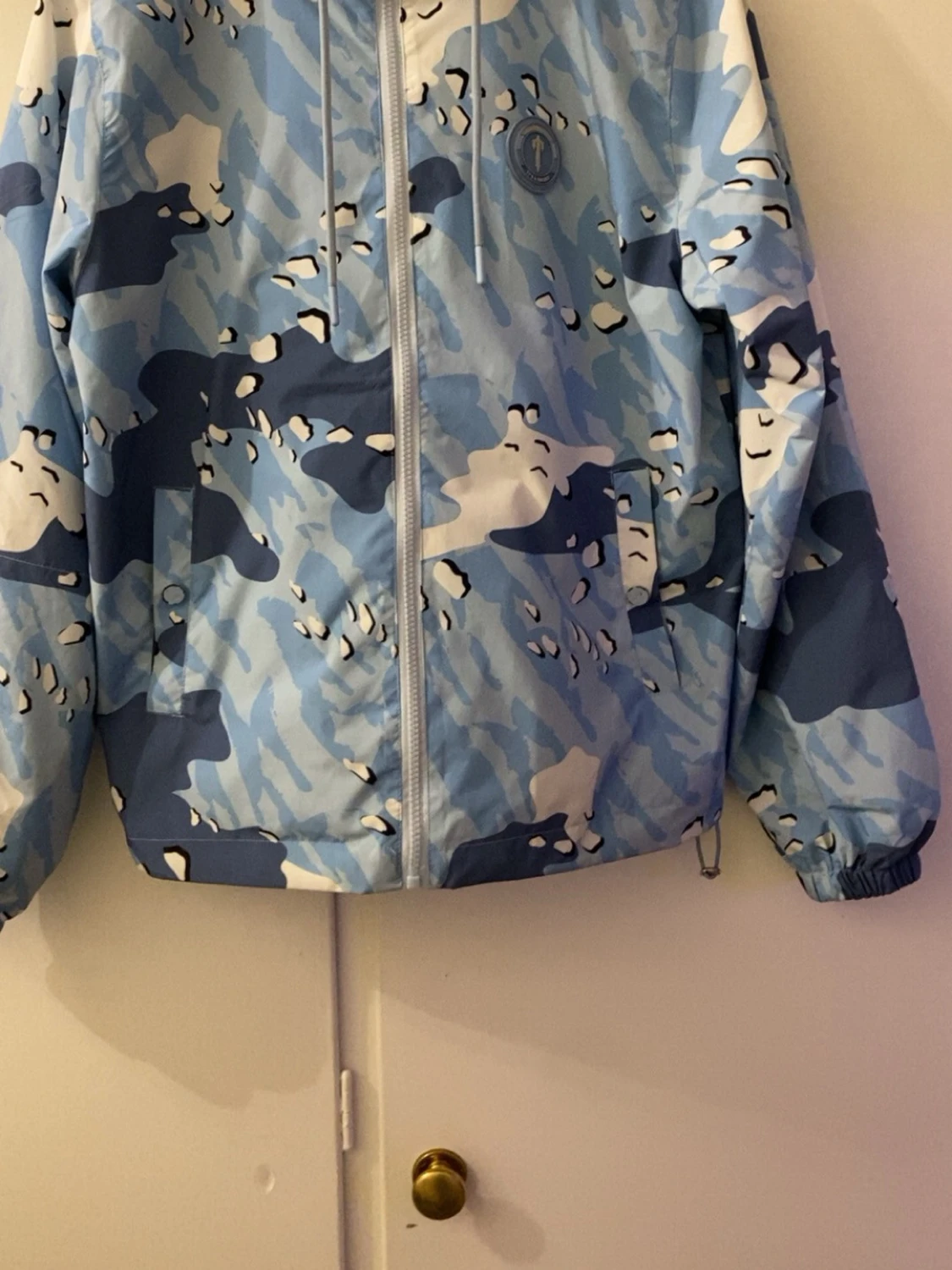 Blå camo vindjacka från Trapstar - 2