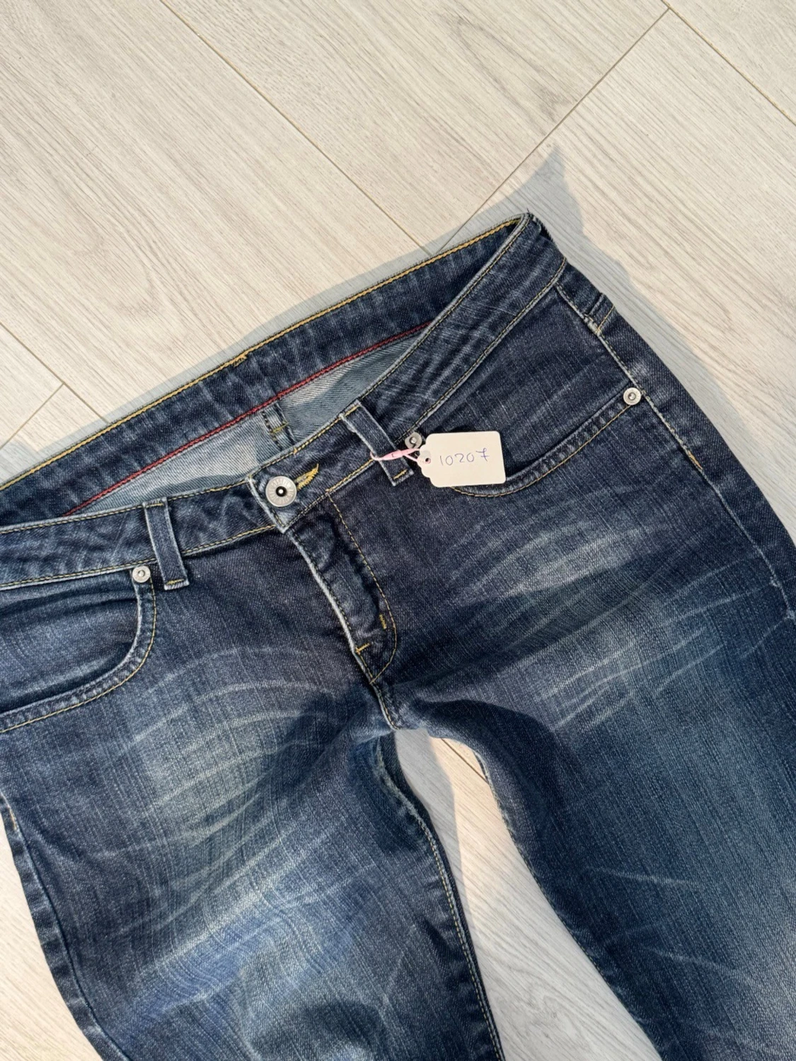 Lågmidjade bootcut jeans 10207 - 3