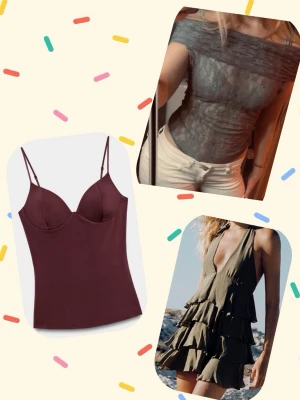 Zara klädpaket - Allt är inprincip oanvänt, lappen kvar på gröna klänningen💗Brukar ha S och M i toppar, vissa av dom är S vissa M