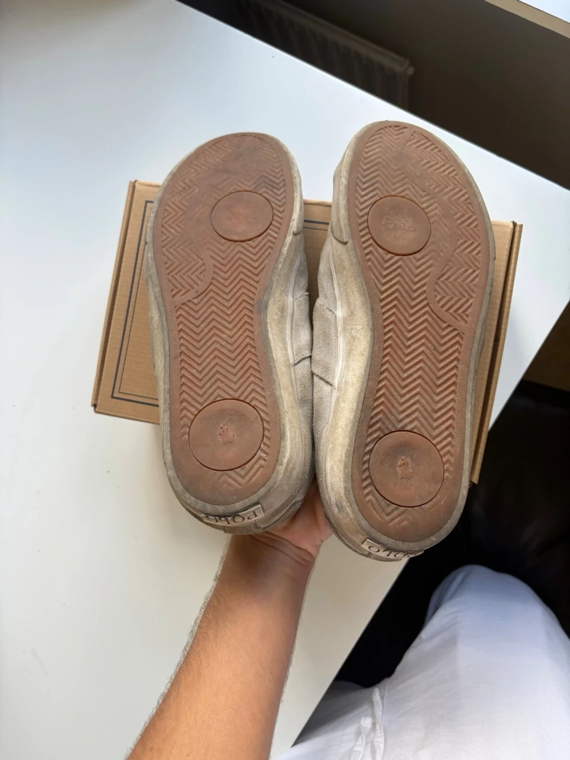 Gråa sneakers från Polo Ralph Lauren - 3
