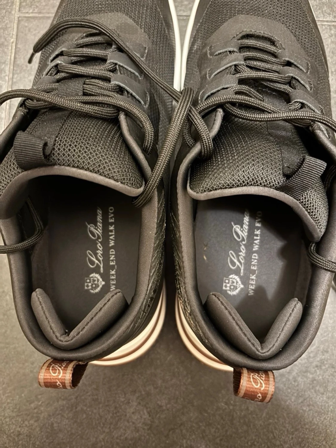 Svarta loro piana skor - 5