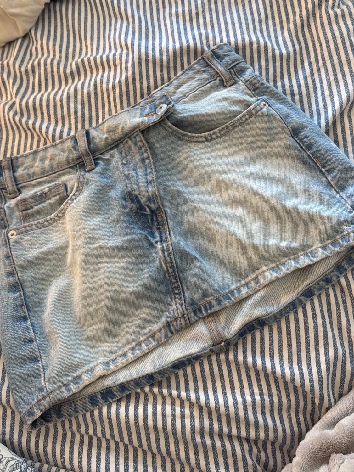 zara jeans kjol