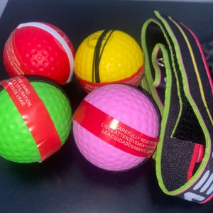 Boxboll - Kollar om intresse finns!🌸 Säljer boxbollar, det finns två band plus fyra bollar med. Bra träning och jättekul. Helt nytt och inte använt. Säljer detta paket för 220kr inklusive frakt (två band&fyra bollar). Kostar runt 150-250kr på nätet 🌸