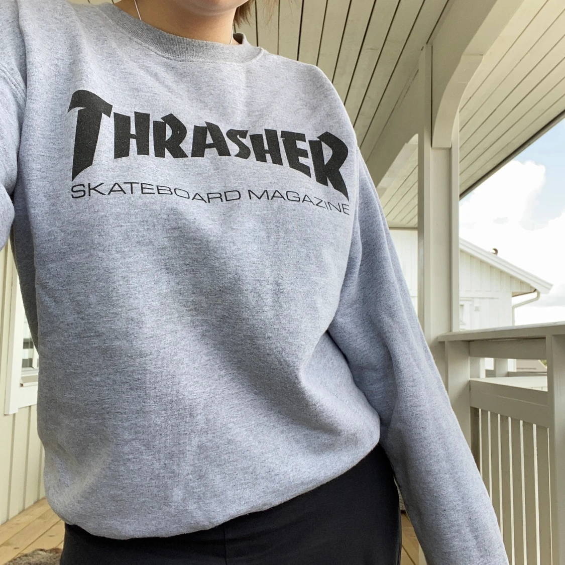 Thrasher grå sweatshirt - 91