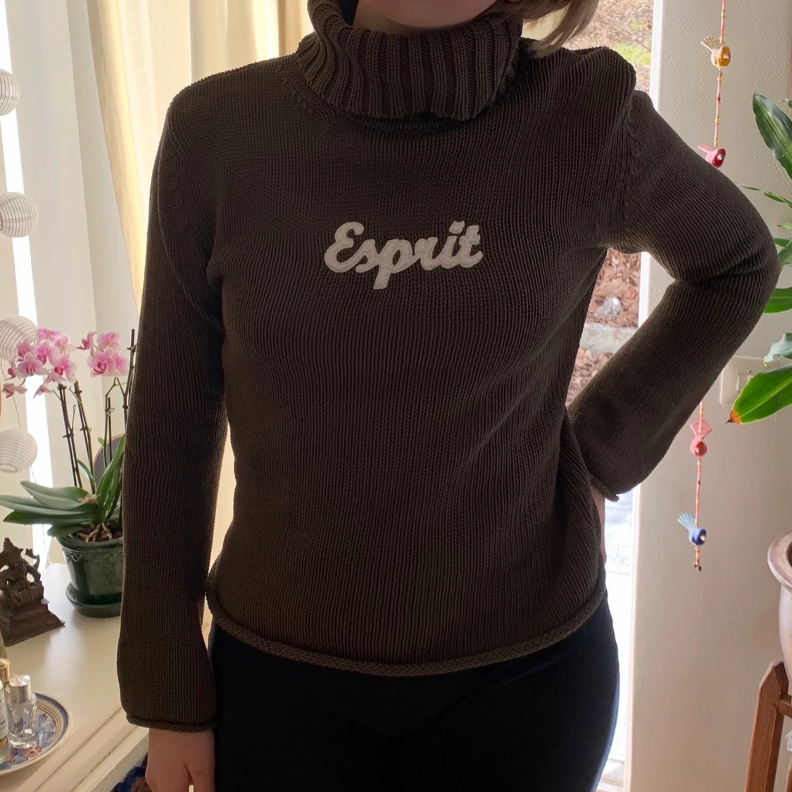 Mörkgrön polotröja  - 90