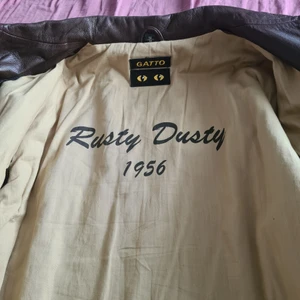 Skin jacka  - Skin jacka biker retro rusty dusty 1956 hel ny oanvänd