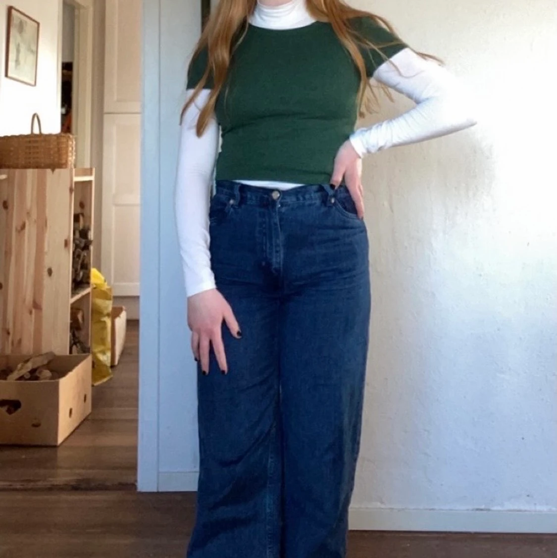 sååå fin grön topp - 90