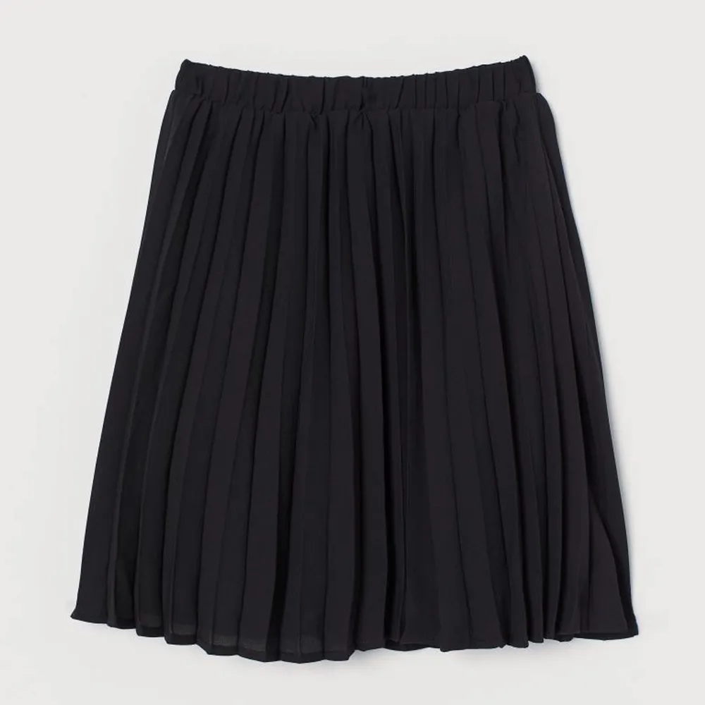 Säljer denna jättefina svarta kjolen från HM, har aldrig använt så den har bra skick. Köptes för 150kr men säljer ändats för 60kr! Köparen står för frakten🥰. Kjolar.