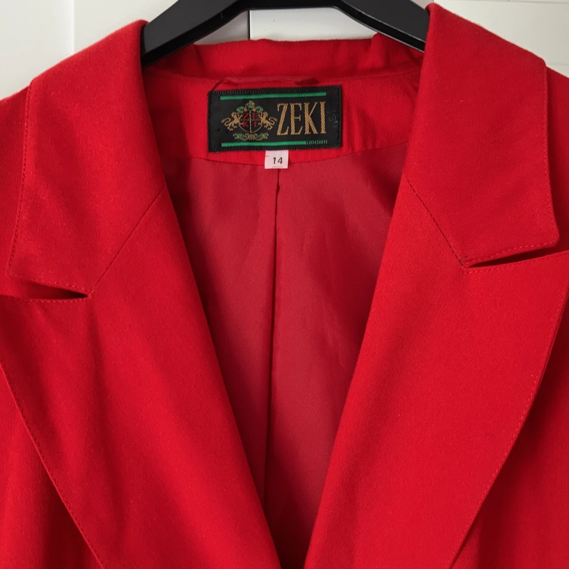 Dubbelknäppt röd blazer - 91