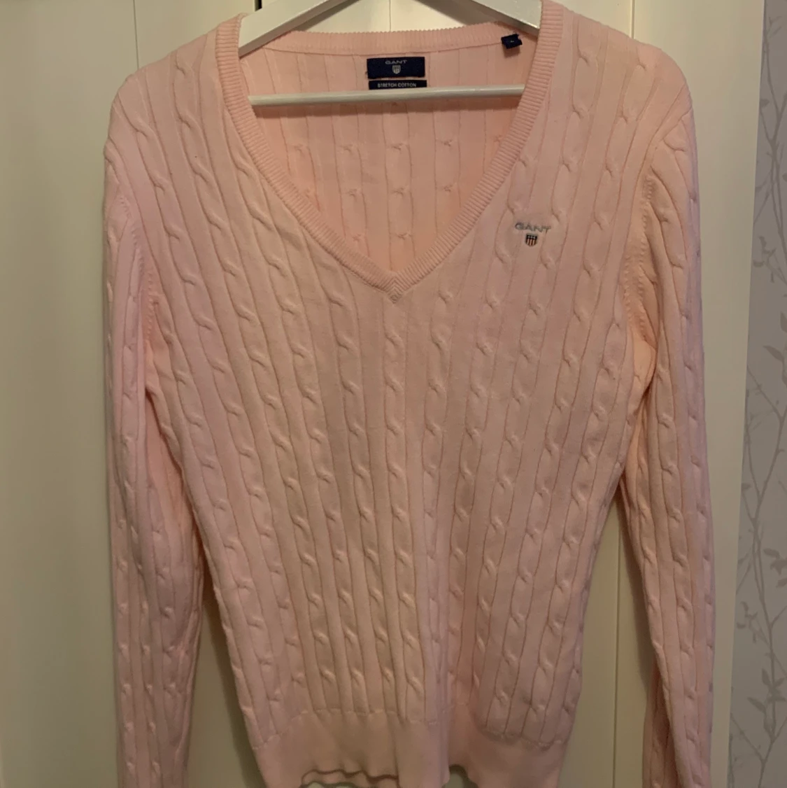 Gant kabelstickad storlek M - 90