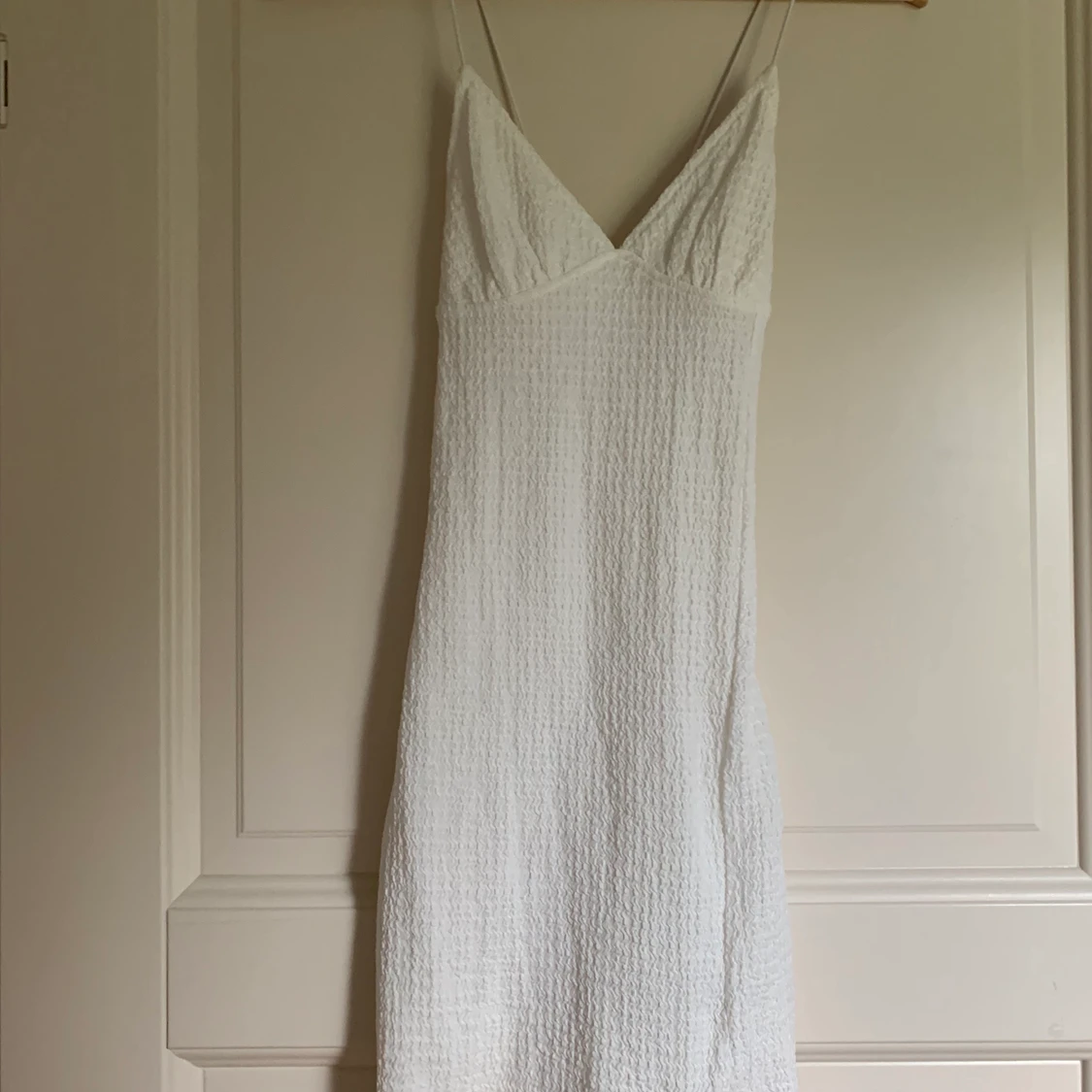 Söt vit klänning - 90