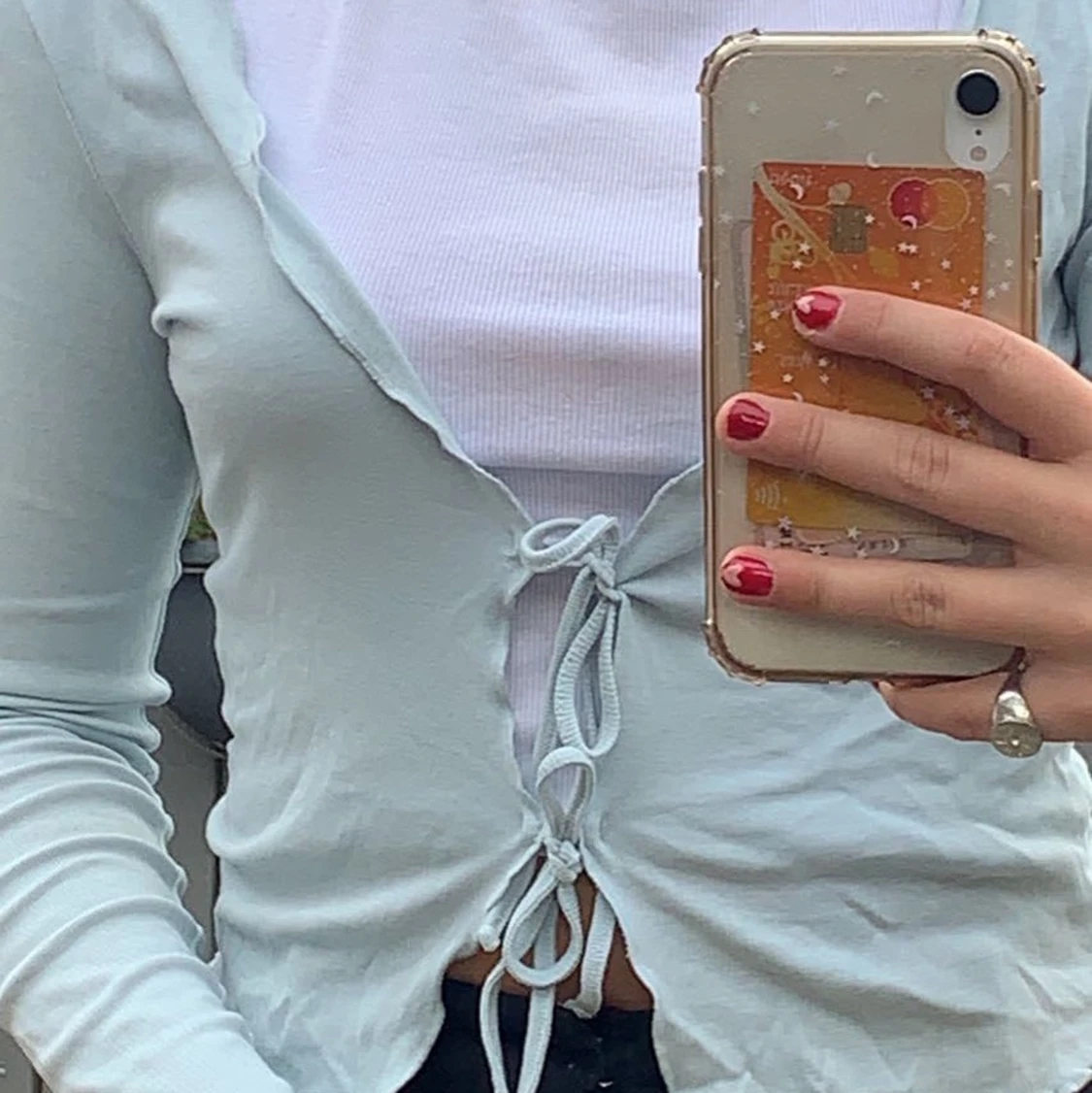 Blågrön kofta! - 90