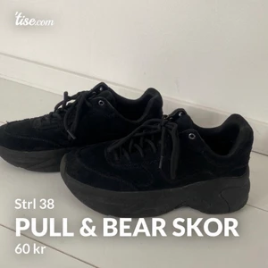 Pull & Bear skor strl 38 - Supersköna, nästan nya pull & bear skor, använd max 2 gånger☺️